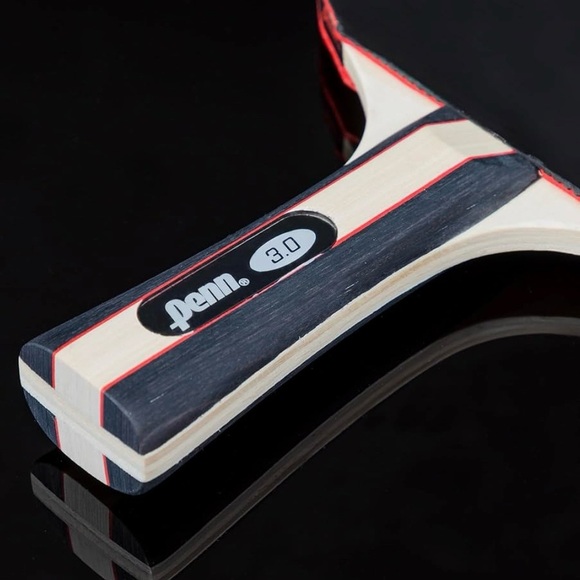 Set of Penn 3.0 Competition Table Tennis Paddles, [Black/Red] NWT - Picture 7 of 9